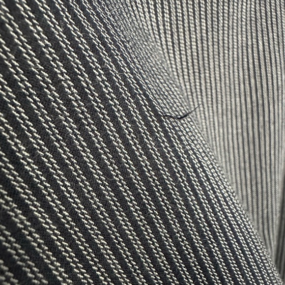 Banana Republic Striped Tie-Neck Embroidered Blouse (853) - Picture 10 of 15